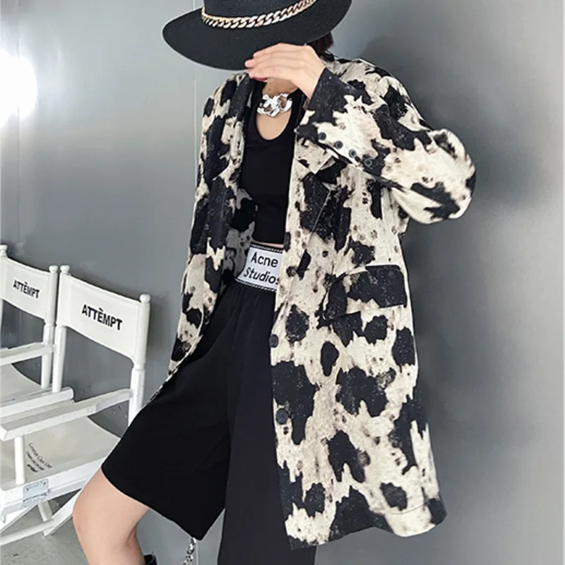 

XUXI Suit Coat Women 2021 Summer New Korean Of Thin Section Loose And Thin Streetwear Suit Casual Top E2552