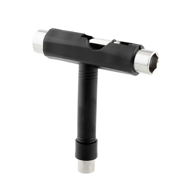 Многофункциональный черный Т-образный ключ роликовый скейтборд Лонгборд