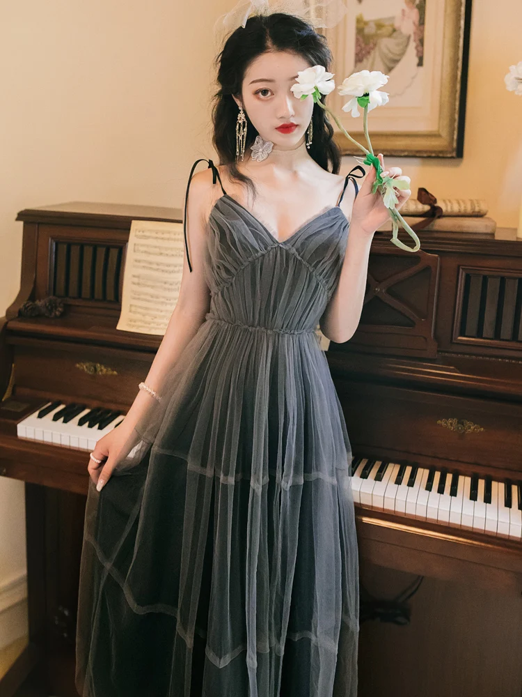 

2020 new fashion women's clothing V-Neck Vintage dress women dresses