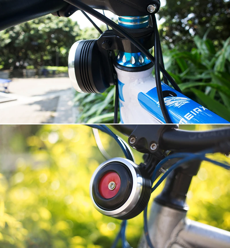 Usb зарядка кольцо Электрический рожок Противоугонный MTB дорожный велосипедный Звонок с сигнализацией громкий звук dzwonek rowerowy Велоспорт сигнализация безопасности