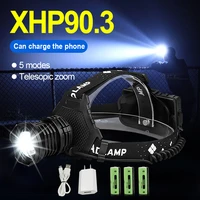 xhp90 3 most powerful led headlamp 18650 rechargeable usb headlamps xhp70 head lamp torch xhp50 headlight xhp90 lantern torch