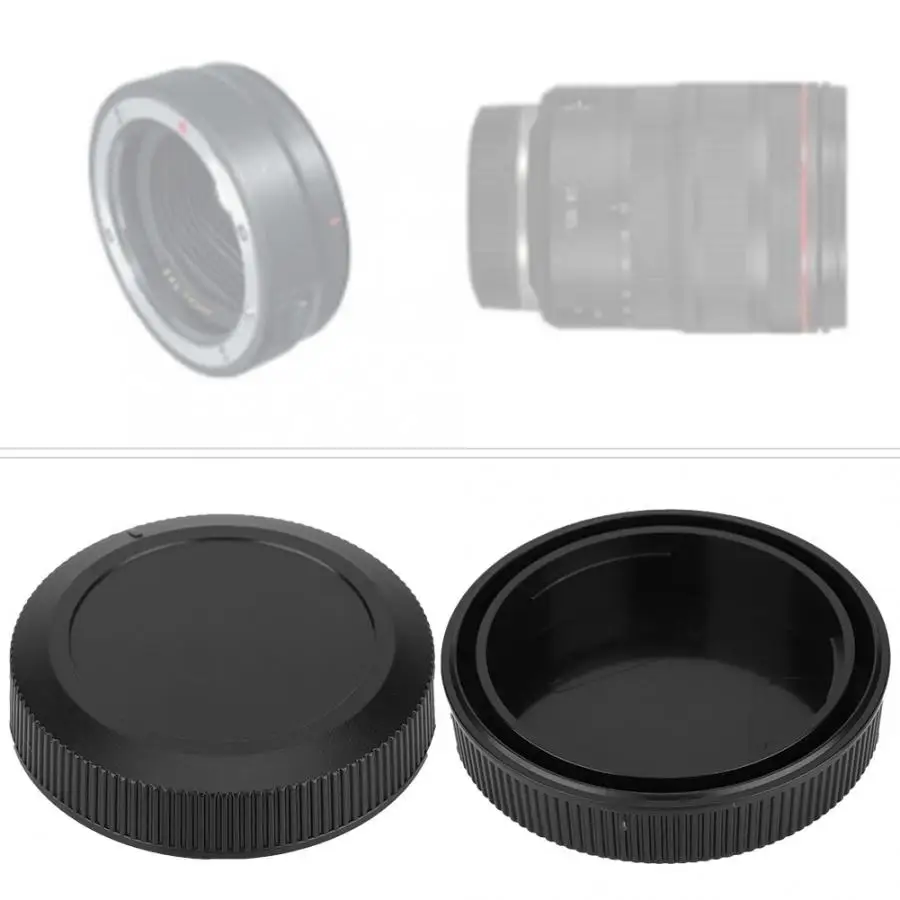2 шт. портативные пластиковые Объективы для камер Крышка Canon EOSR полноразмерные