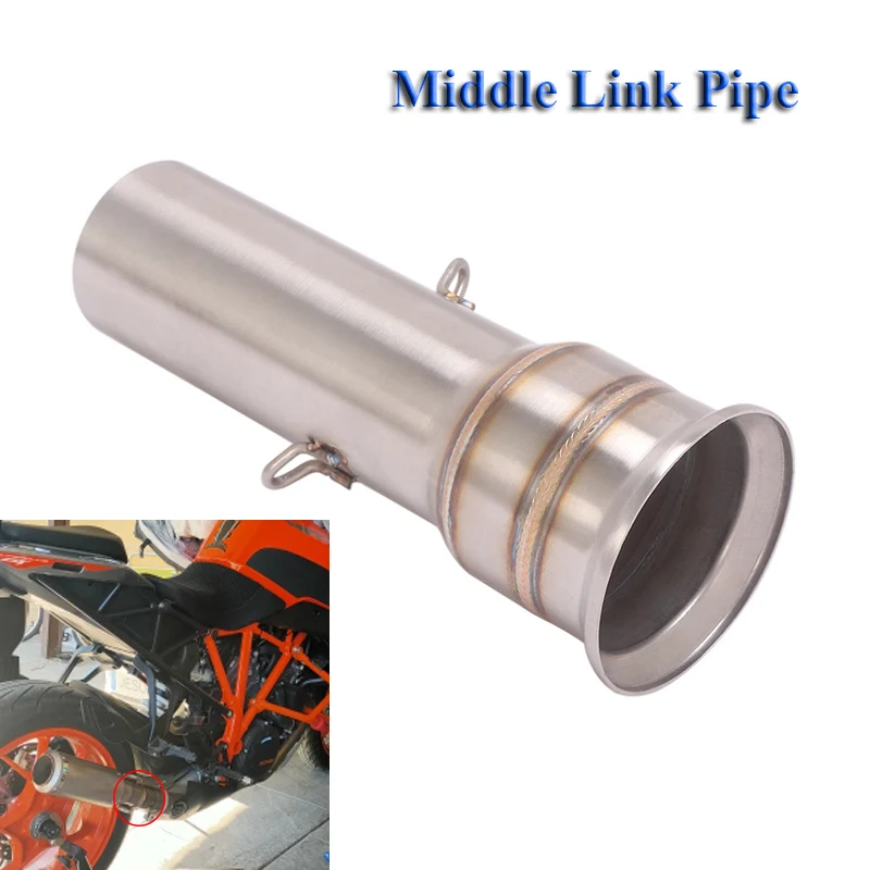 Выхлопная система мотоцикла Модифицированная 50 8 мм средняя Соединительная