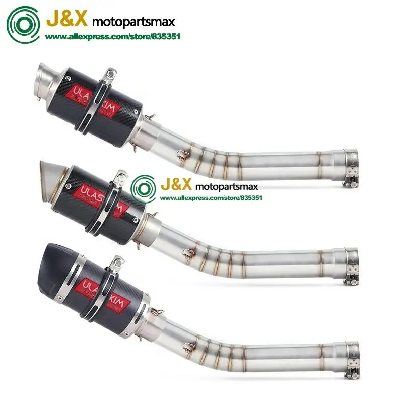 Выхлопной глушитель R6 из нержавеющей стали для мотоцикла среднее звено