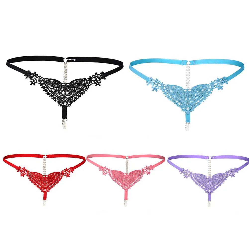 Сексуальные трусики с вышивкой Эротическое белье для женщин массажные