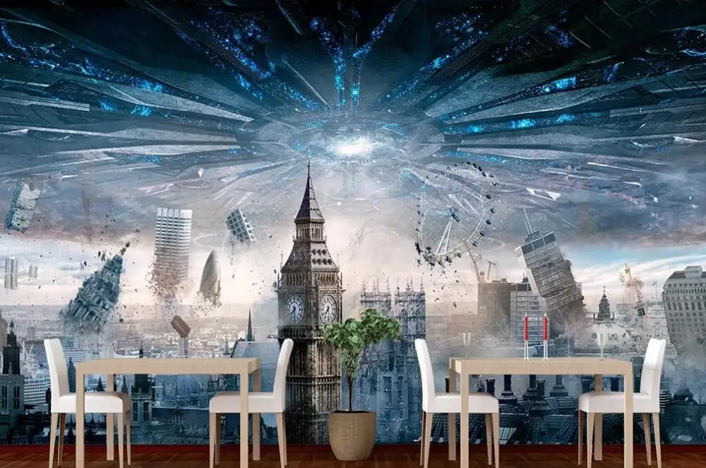 Фотообои на заказ 3D думсдень научная фантастика фильм фон фотография|Обои| |