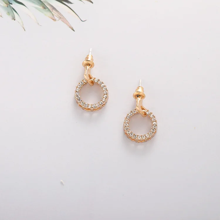 

S925 New 2021 Personality Simple and Versatile Earrings Circle Small Mini Earrings Women