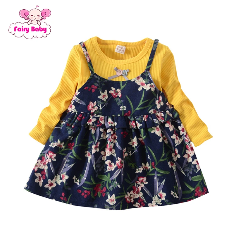 Платье для маленьких девочек сезон весна осень платья принцессы короткие топы