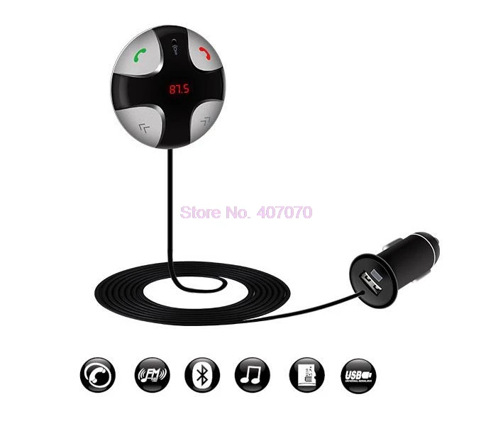 Автомобильный комплект громкой связи 100 шт. Bluetooth fm магнитный трансмиттер mp3 плеер