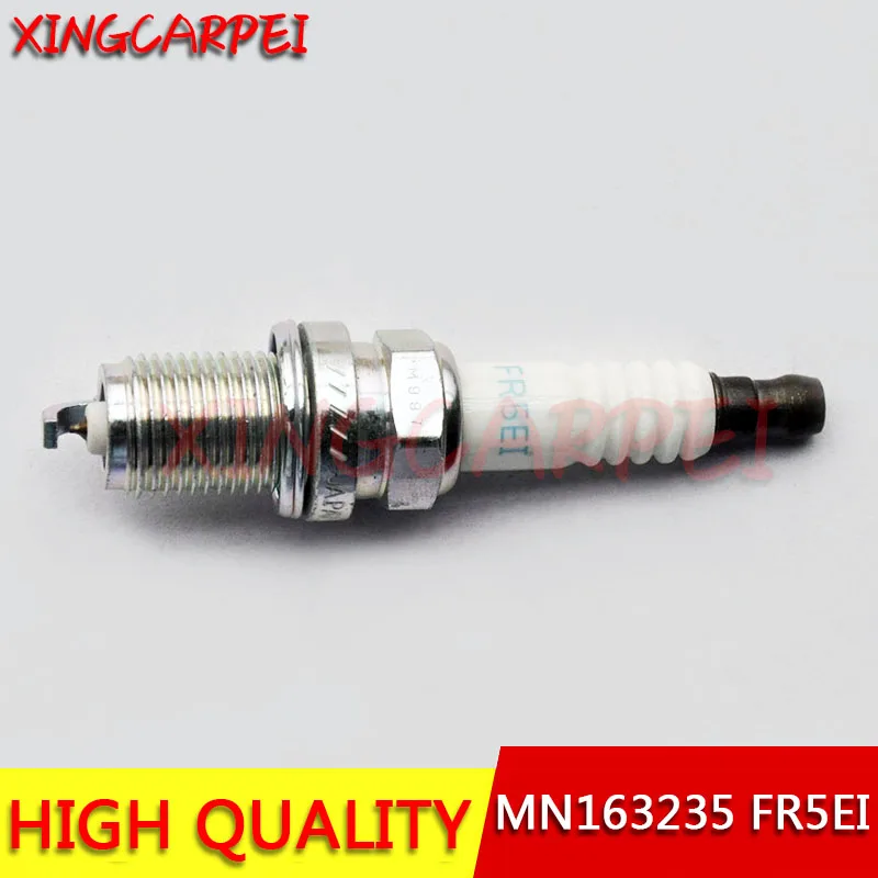 4 шт. иридиевая Свеча зажигания MN163235 FR5EI для Peugeot 4007 Mitsubishi Outlander Delica D5 Citroen