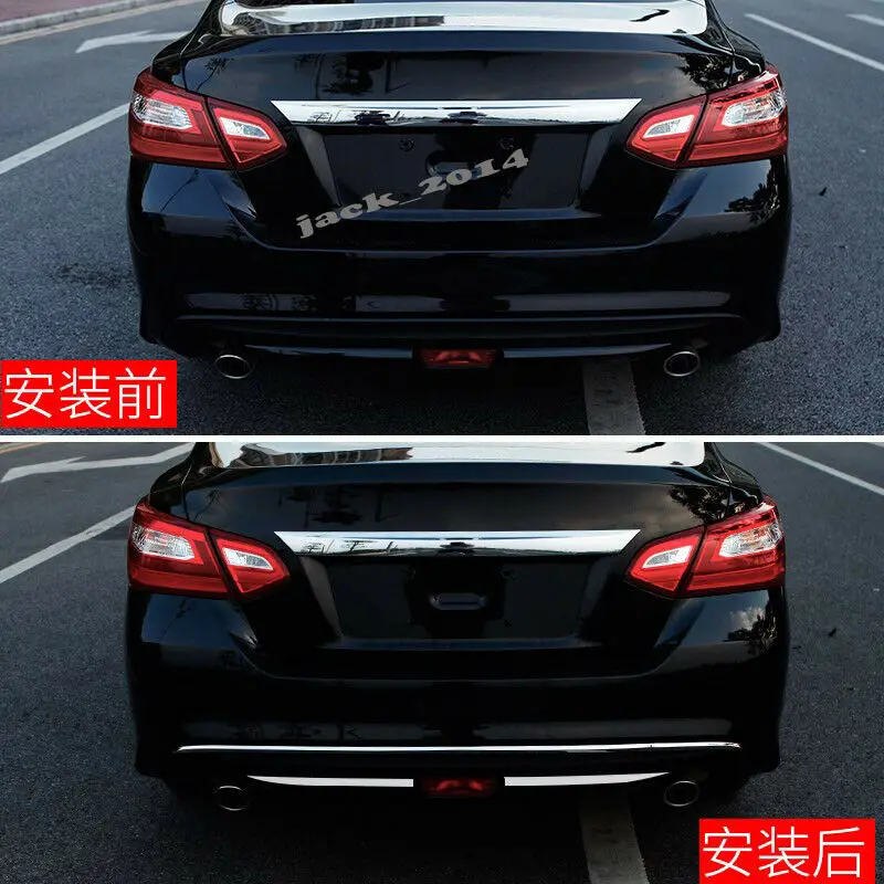 Нижняя крышка бампера из нержавеющей стали 3 шт. для Nissan Teana Altima 2016 2017 2018