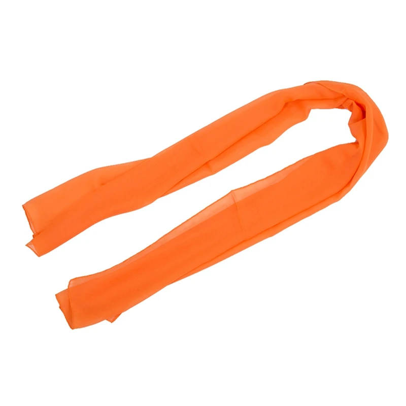 Женский большой длинный модный шейный платок оранжевый | Аксессуары для одежды