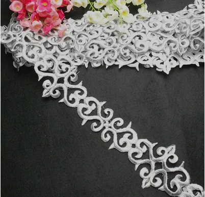 4 ярда/7 5 см железная длинная вышитая ткань аксессуары для сценической одежды