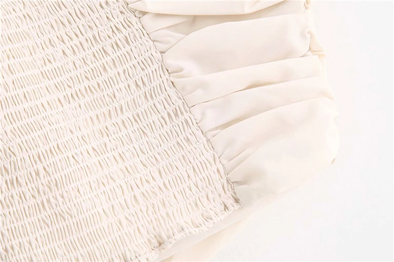 Bazaleas сексуальный черный бандаж лук обрезанный камзол шик крем рюшами кроп Топы