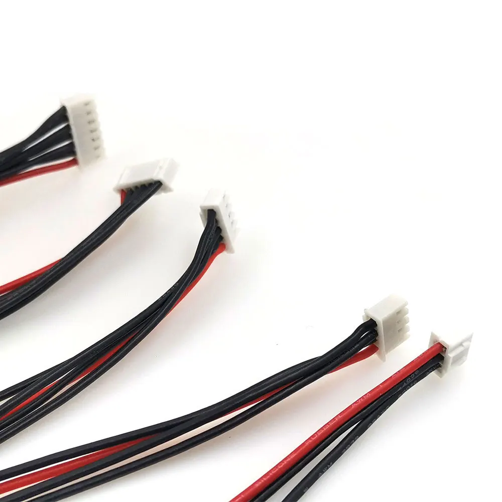 5 шт лот jst xh 2s 3s 4s 6s 20 см 22awg мягкий силико