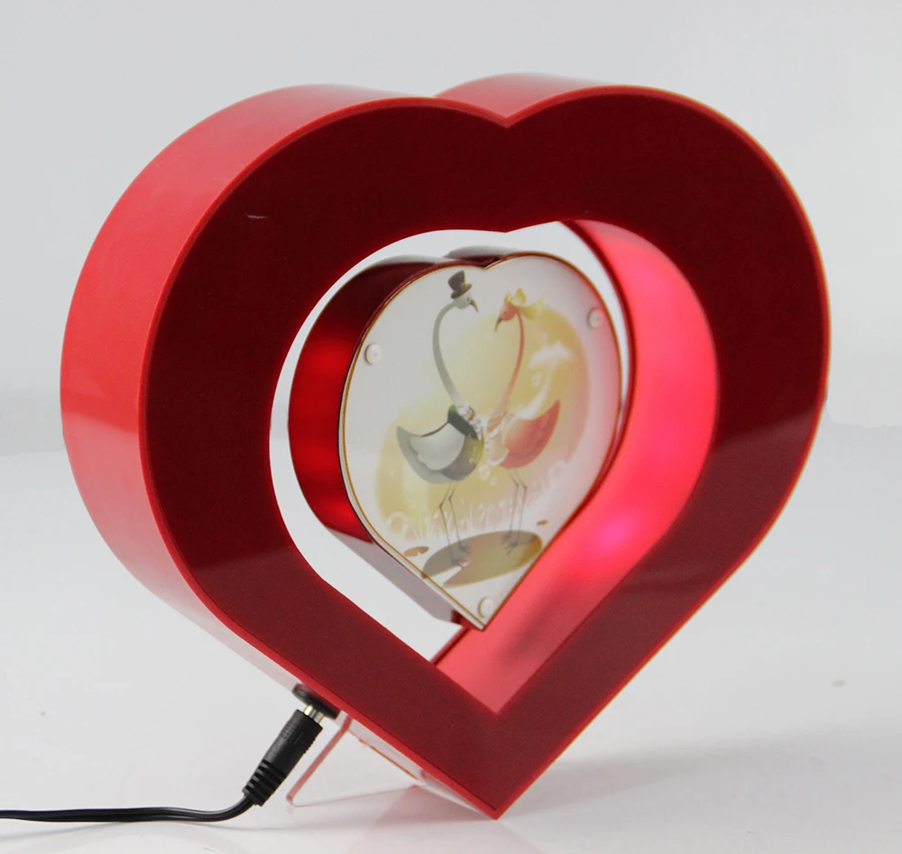 Магнитная левитационная плавающая фоторамка для свадьбы годовщины праздника