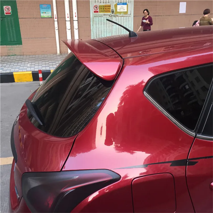 Спойлер для NISSAN Versa 2011 2015 спойлер Tiida с светильник кой высококачественный из ABS