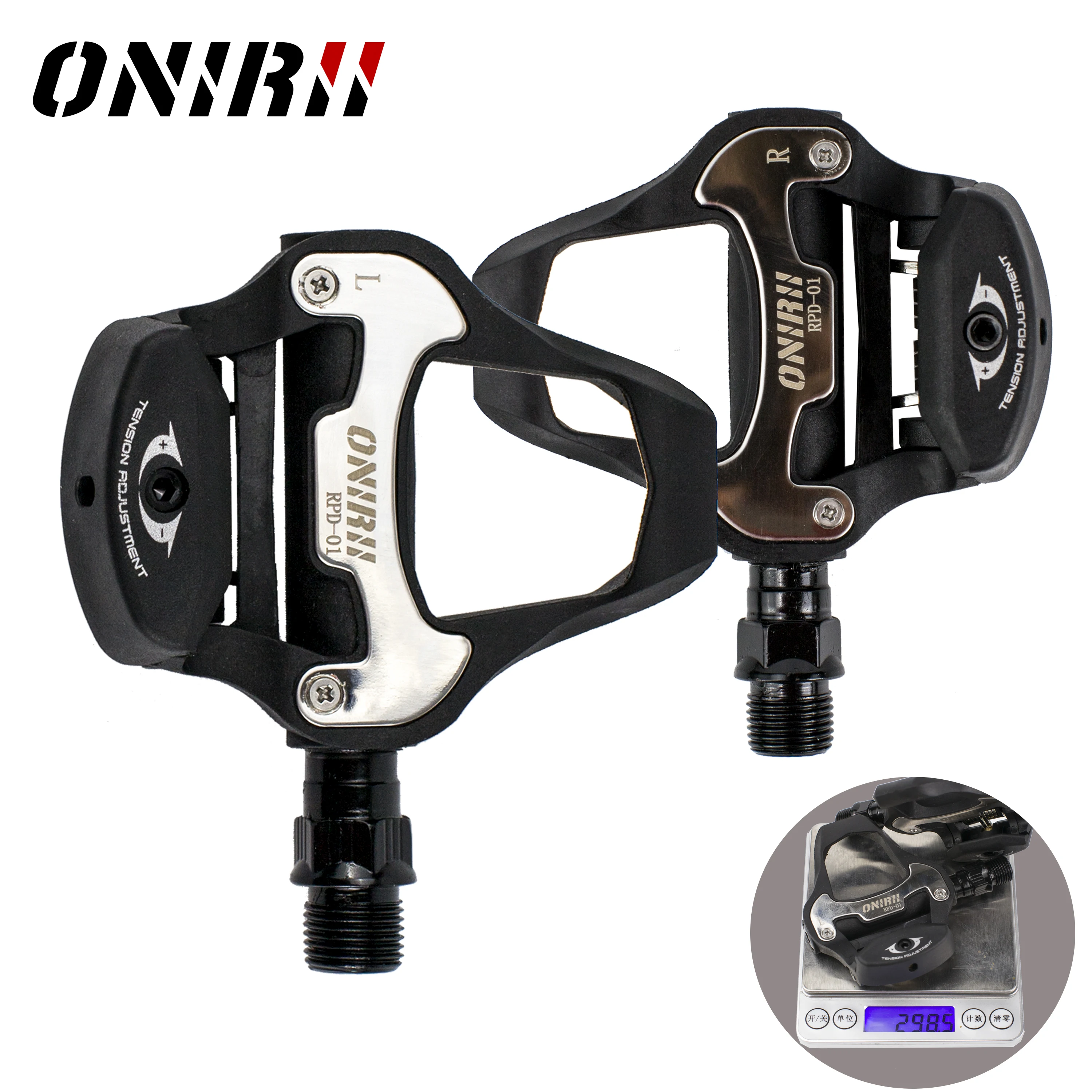 

ONIRII Boad Bike Bicycle MTB Lock L/R Racing Pedal Self-locking Pedal for PD-R7000 105 SPD-SL UT with SM-SH1 Shimano NEW