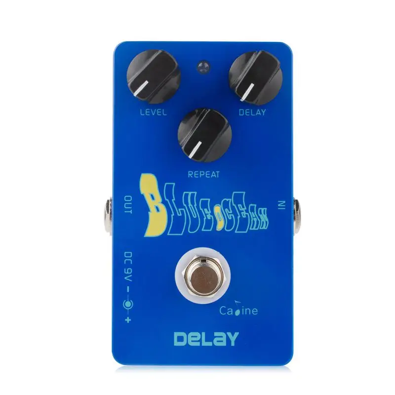 CALINE CP 19 Blue Ocean гитарные педали с эффектом Delay настоящая обходная педаль|Детали и