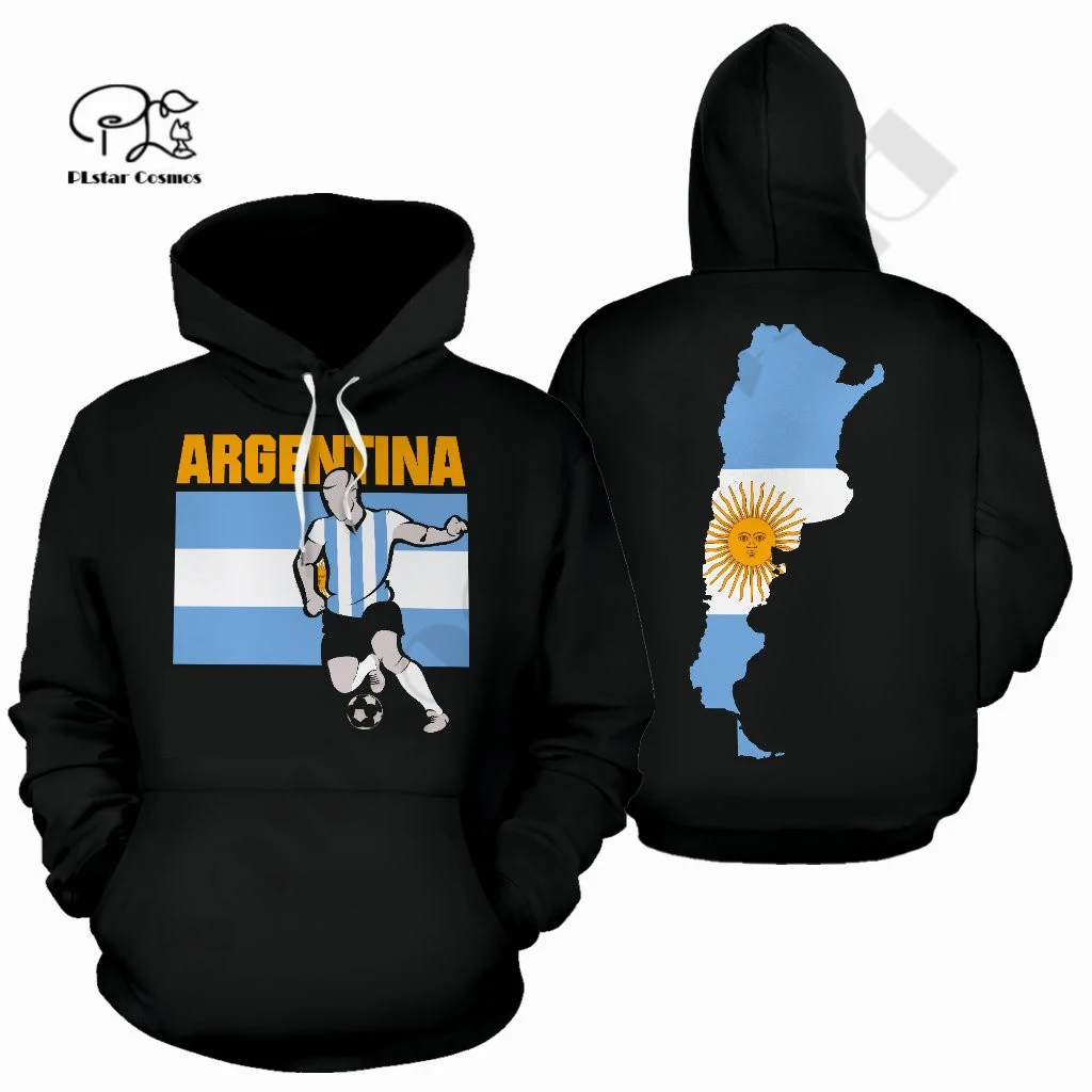 

PLstar Cosmos 3DPrint Newest Argentina Soccer Funny Unique Men/Women Premium Harajuku Casual Streetwear Hoodies/Zip/Sweatshirt 3