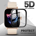 Защитная пленка 5D из мягкого стекла для смарт-часов Xiaomi Huami Amazfit GTS3 GTS-3 GTS 3 2 2E Mini, полноэкранная защитная пленка HD