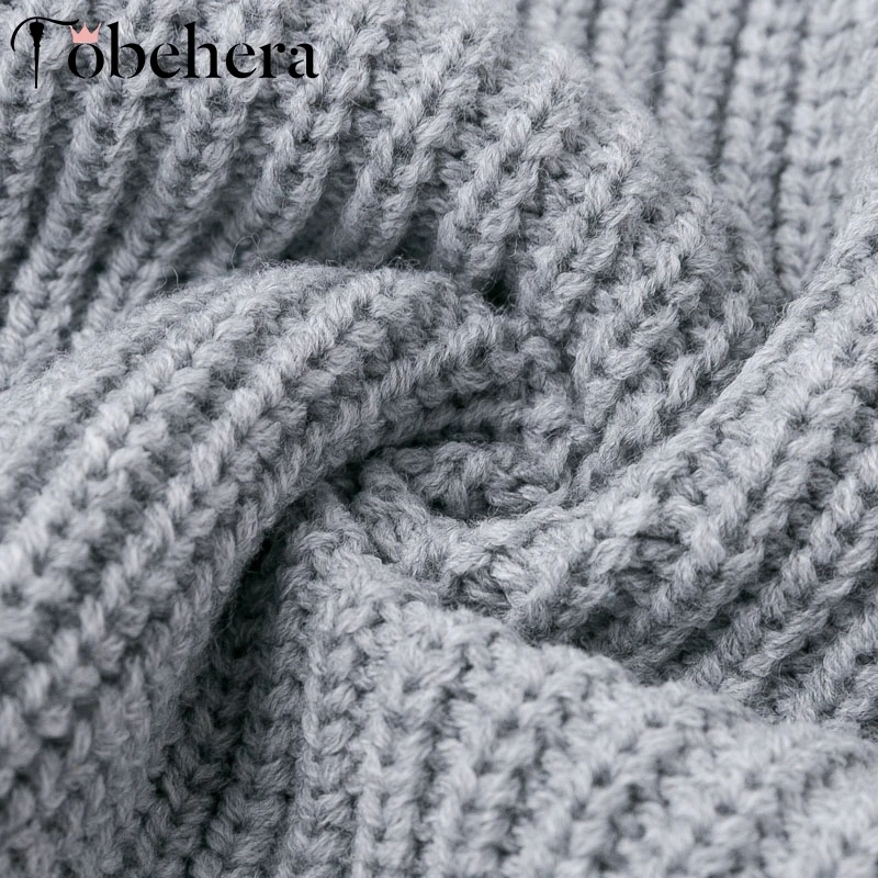 Женский свитер с высоким воротом Glamaker серый вязаный коротким рукавом на зиму| |