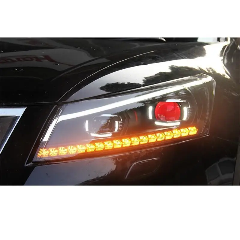 Наружные Drl Luces Assessoires Neblineros Led Para Авто Cob дневные ходовые фары автомобильные фары в сборе 08 для Honda Accord