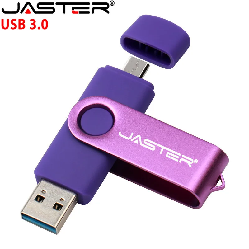 Высокоскоростной OTG USB флеш накопитель JASTER флэш на 16 ГБ Usb диск 32 64 128 флешка 3 0 для