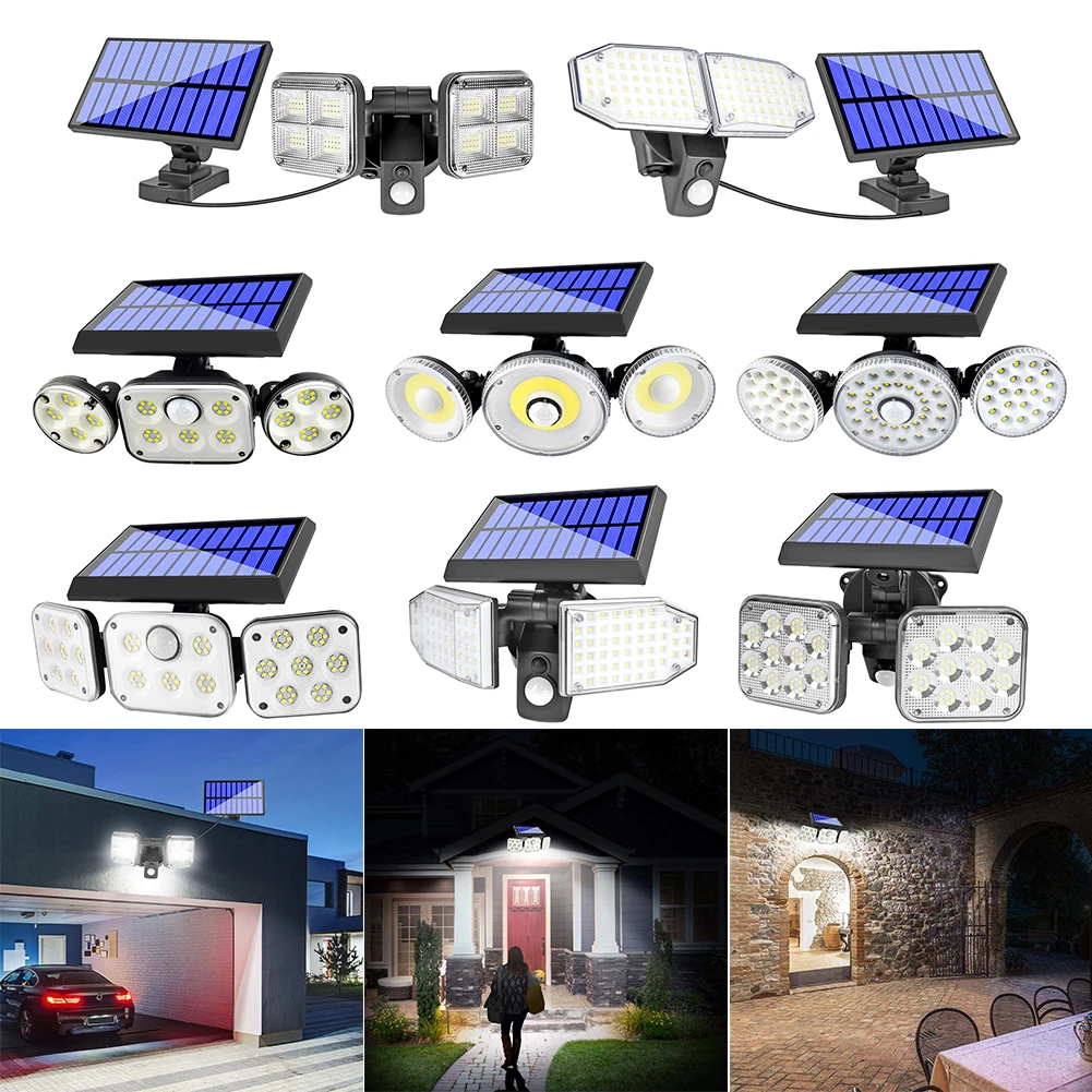 Солнечный настенный светильник Водонепроницаемый складной деформируется лампа