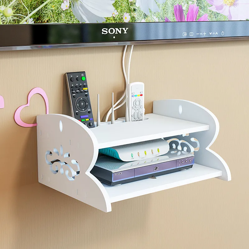 ТВ приставка настенная полка стеллаж настенный Декор Гостиная Спальня