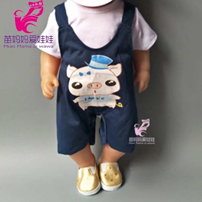 Кукольная одежда для малышей 43 см кукольные джинсы комплект из коротких штанов
