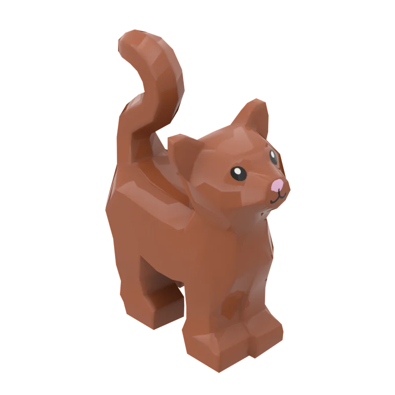 

10 шт. MOC 13786 Cat для строительных блоков, детали «сделай сам» для строительства, «сделай сам», развивающие креативные Подарочные игрушки