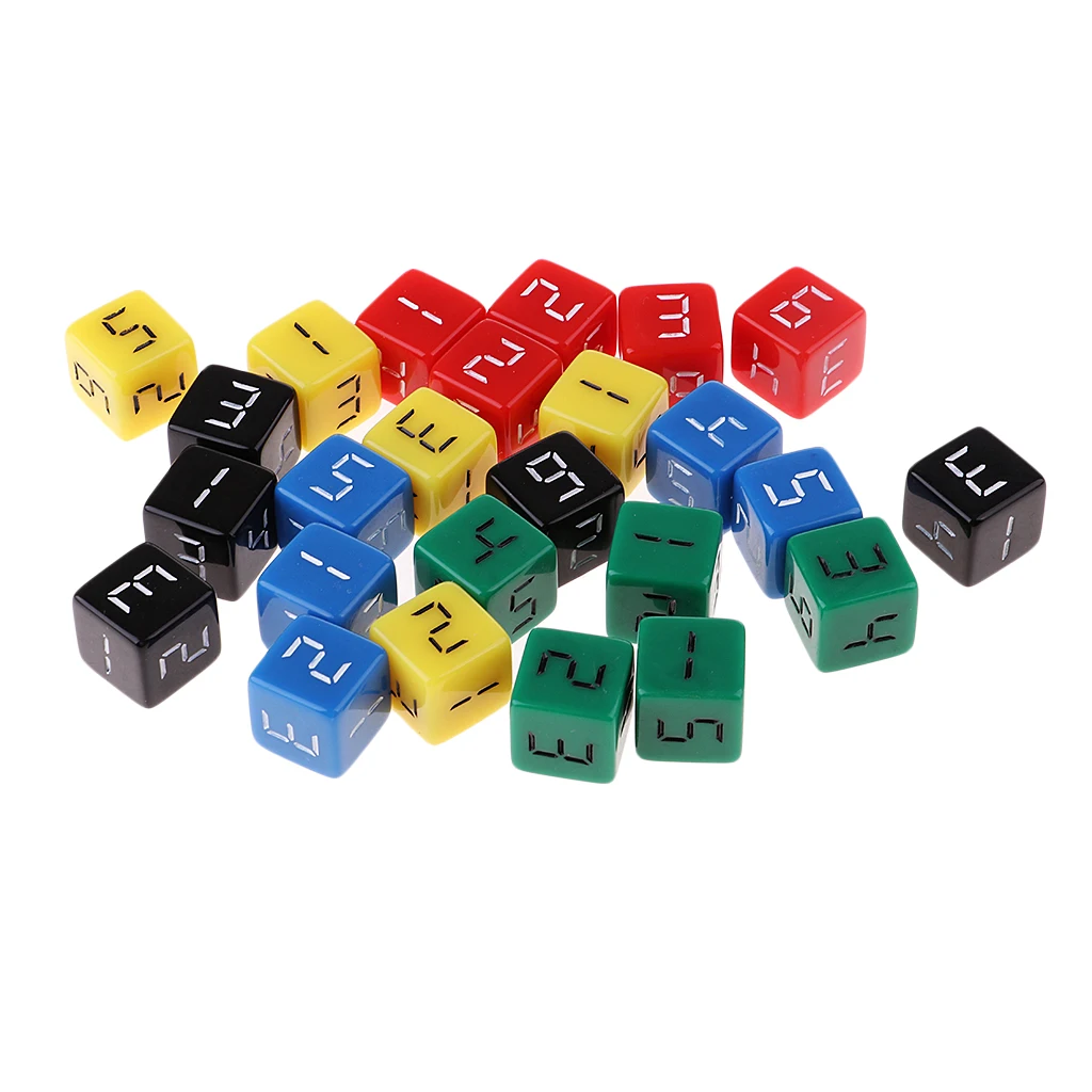 Шестигранные кубики D6 игрушка для подземей и драконов MTG TRPG 5 цветов 16 мм|Кубики| |
