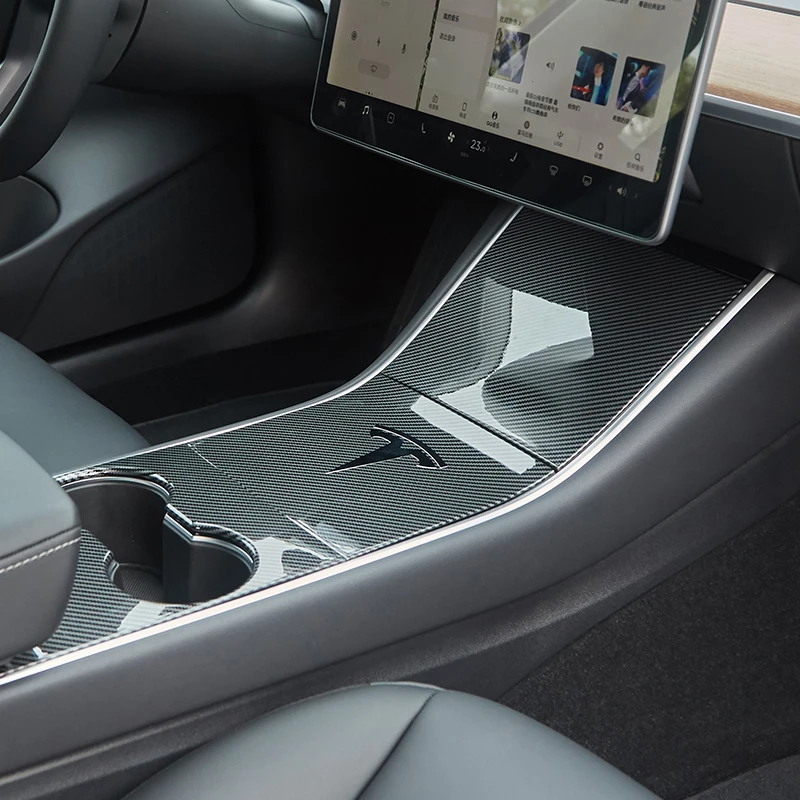 

Автомобильные аксессуары для Tesla Model 3, автомобильная центральная консоль, эпоксидная клеевая наклейка, центральное управление, протектор и...