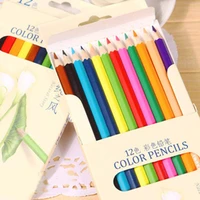 12 colors pencils set south korea stationery secret garden hand painted crayon pencil for student drawing school art supplies