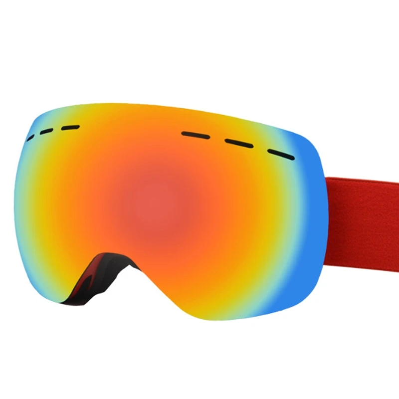 

Ski Goggles Double Layers Anti-Fog Big Men Women Snowboard Goggles