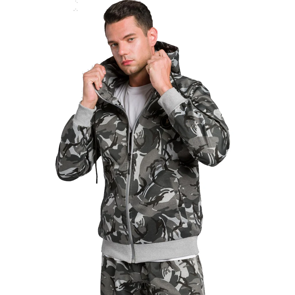 

Tracksuit Men Military Hoodies and Pants Set Camouflage Sweat Suits Men Tracksuit Pants Jogging Suit Printed Fashion Sportswear