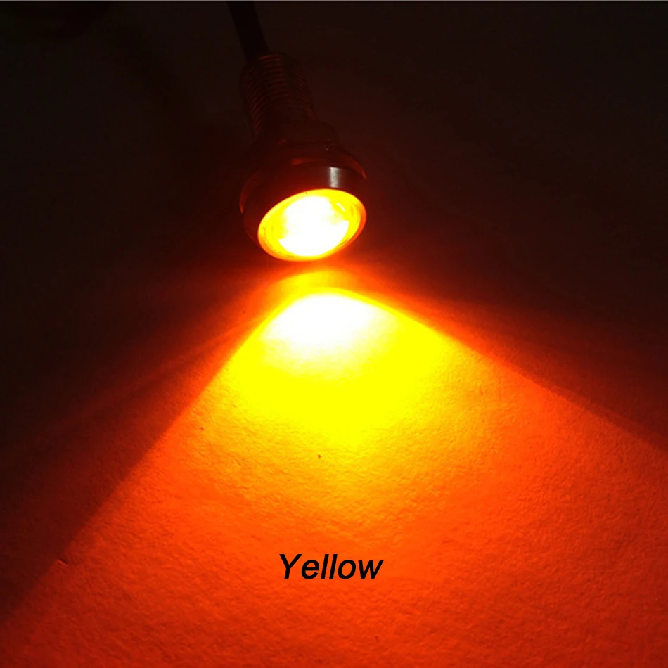 

23/18 мм Автомобильная ДХО орлиный глаз Светодиодный лампа для дневных ходовых огсветильник Автомобильная противотуманная DRL светодиодная лампа 12 В для дневных ходовых огней