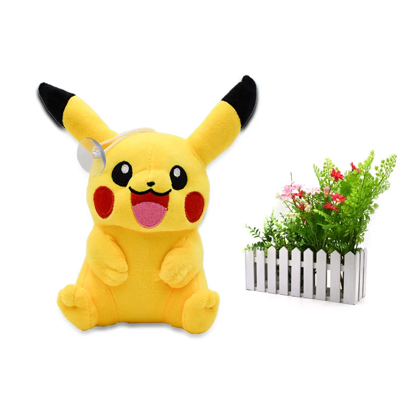 pikachu Аниме Стиль Кукла Gyarados погремушка Scolipede Machop Gastly Kangaskhan Lucario чучела Peluche плюшевые игрушки Рождественский подарок - Цвет: pikachu