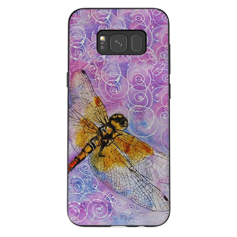 Mobile Phone Case TPU for Samsung Galaxy Note 10 8 9 S6 S7 Edge S8 S9 S10 S10E Plus Cover Dragonfly cool | Мобильные телефоны и