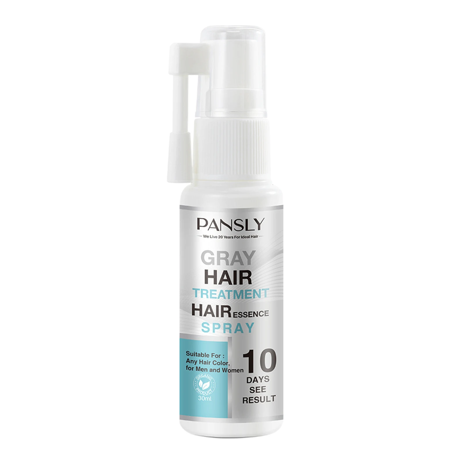 

Herbal Cure White Hair Treatment Spray 30ML Beard Hair for Men Women