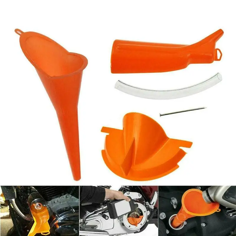 

Motorcycle Oil Filter Funnel Cover Primary Case Oil Funnel Fill H7C2