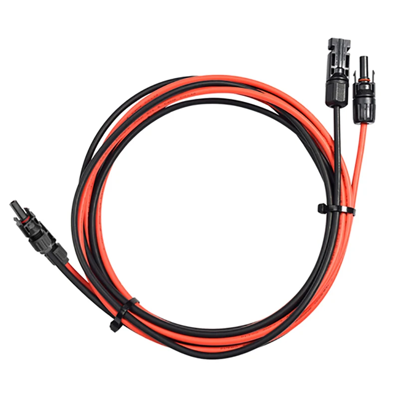 Удлинительный Солнечный Кабель с двойным разъемом PV солнечная панель мобильный