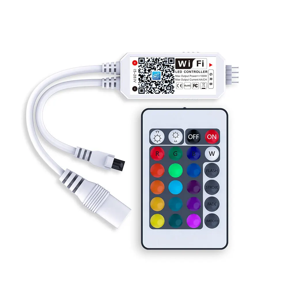 Беспроводной контроллер Magic Home RGB с поддержкой Bluetooth и Wi-Fi инфракрасный