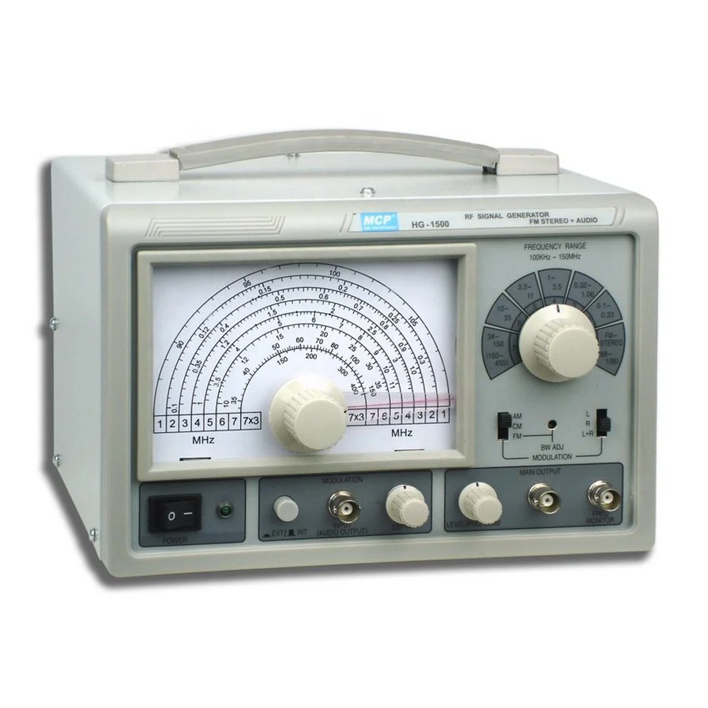 

MCP HG1500 - RF signal generator AM FM / HF Generator / 150mhz rf signal generator