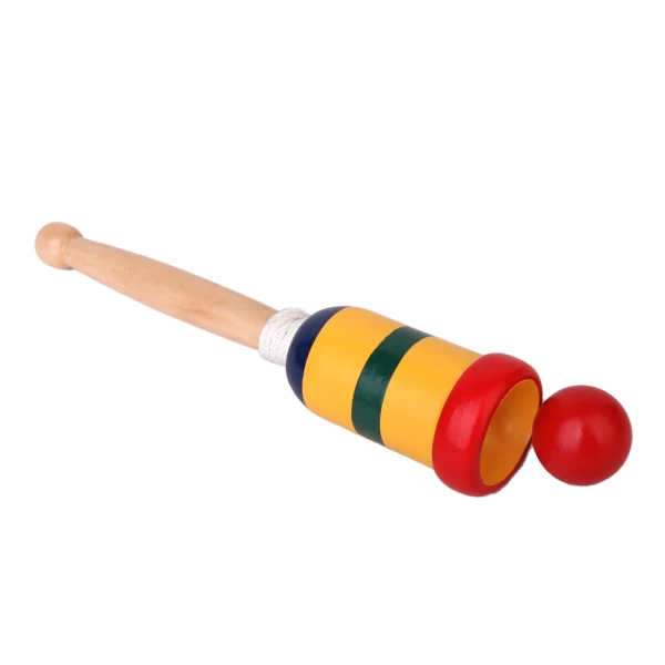 

Multicolor Wooden Kendama Ball Handle Cup for Traditional Japanese Toy Gift