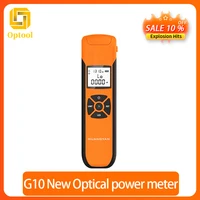 Измеритель оптической мощности G10, высокоточный, с перезаряжаемой батареей, оптоволоконный измеритель мощности со вспышкой, OPM, бесплатная ...