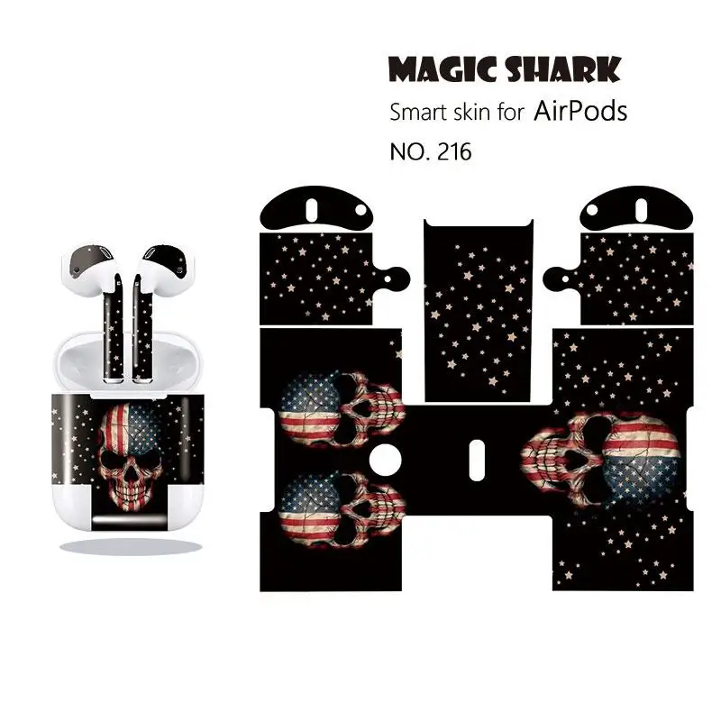 Magic Shark Водонепроницаемый модный 1 шт./лот чехол с флагом в виде черепа США