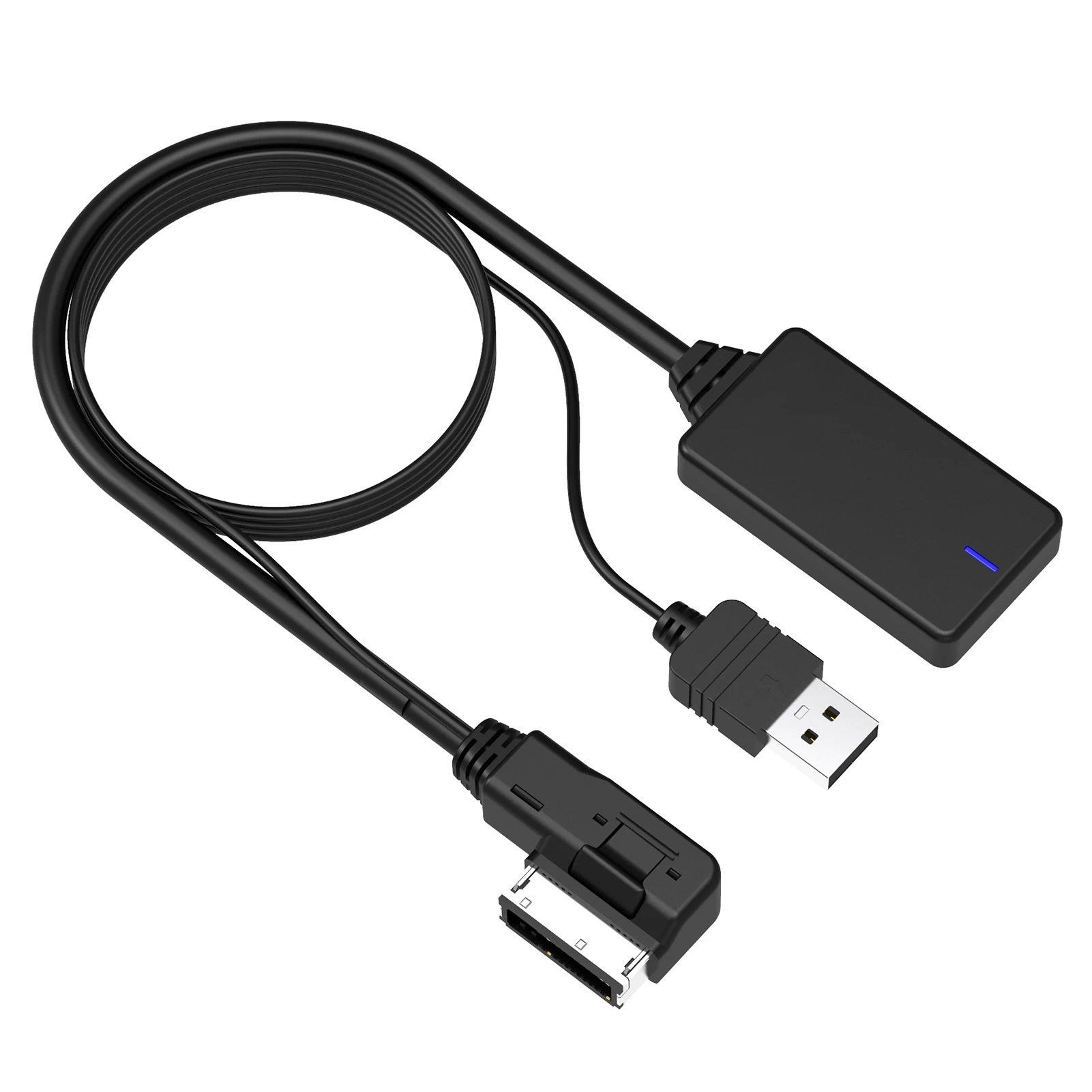 

Портативный универсальный автомобильный USB-кабель для потоковой передачи музыки, совместимый с Bluetooth, Aux, адаптер для автомобильного кабеля,...
