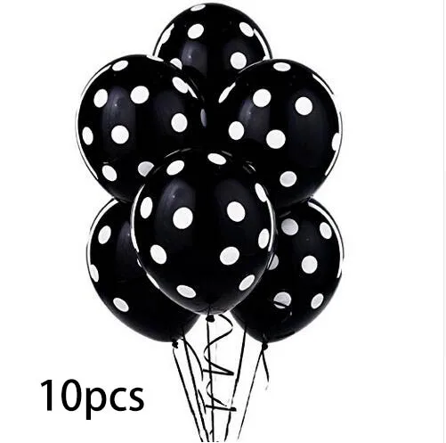 10pcs Большой красный черный Микки Минни фольгированные шары мультфильм день рождения украшения надувной Гелиевый шар Дети Классические игрушки подарок - Цвет: 10pcs
